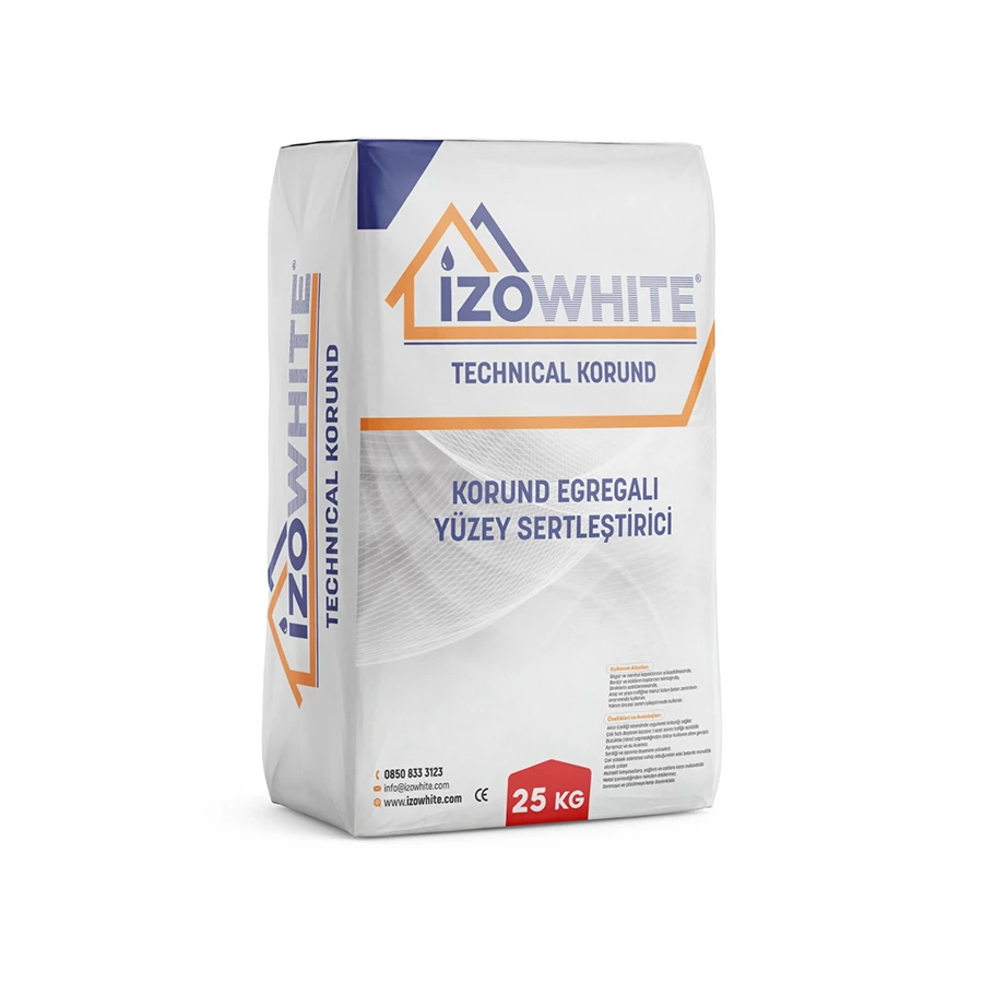İzowhite Technical Korund | Agregalı Yüzey Sertleştirici